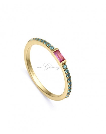 Anillo dorado Viceroy Jewels Ref. 13173A014-39