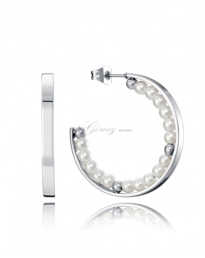 Pendientes de aros Viceroy perlas Ref. 75113E01000