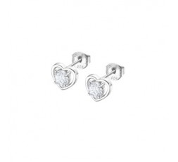 Pendientes de plata corazon Lotus Silver Ref. LP3092-4/1