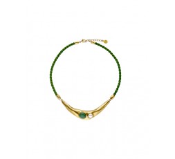 Collar perlas y Agata verde Majorica Ref. 17401.01.B.N40.530