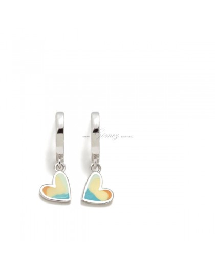 Pendientes de aros Agatha Ruiz de la Prada Ref. 040AQU