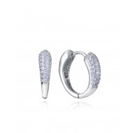 Pendientes de aros de plata Viceroy con circonitas Ref. 13201E000-30