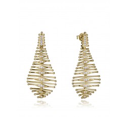 Pendientes de plata dorados Viceroy Ref. 2318E100-30