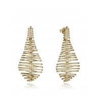 Pendientes de plata dorados Viceroy Ref. 2318E100-30