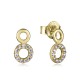 Pendientes de plata chapada Viceroy con circonitas Ref. 9135E100-30