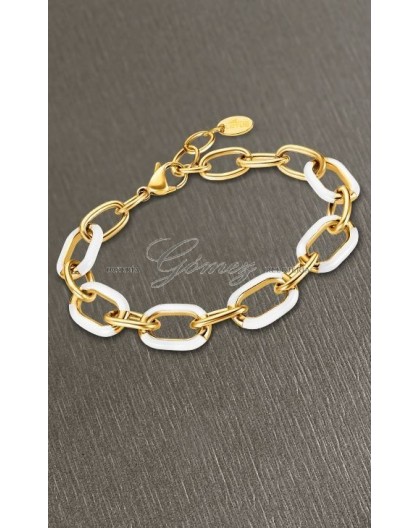 Pulsera Lotus Style con esmalte Ref. LS2330-2/5