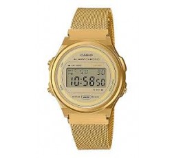 Reloj Casio dorado Vintage redondo Ref. A171WEMG-9AEF