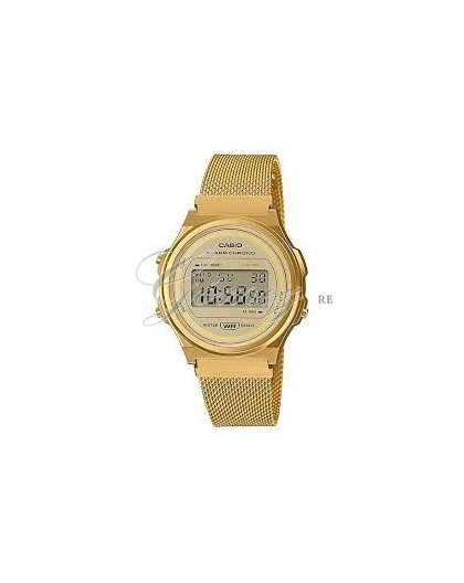 Reloj Casio dorado Vintage redondo Ref. A171WEMG-9AEF