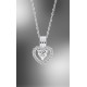 Colgante de plata corazon con circonitas Lotus Silver Ref. LP3555-1/1