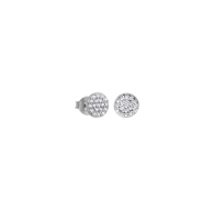 Pendientes de plata circulo de circonitas Lotus Silver Ref. LP1258-4/1