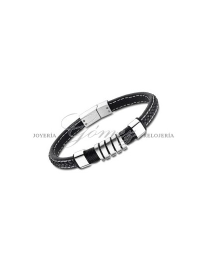 Pulsera de acero y cuero Lotus Style Ref. LS2056-2/1