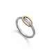 Anillo de plata bicolor con circonitas Viceroy Ref. 9158A012-30