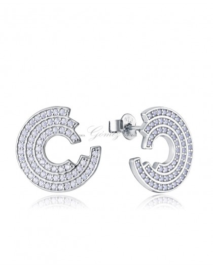 Pendientes de plata con circonitas Viceroy Ref. 9128E000-30