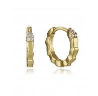 Pendientes de aros de plata chapada VIceroy Ref. 13244E100-30