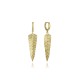 Pendientes de plata chapada pluma Viceroy Ref. 2338E100-00