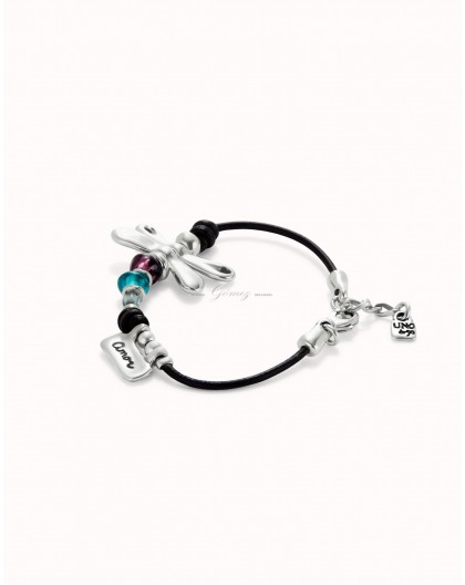 Pulsera Uno de 50 Ser Rebelde Libelula Ref. PUL2478MCLMTL0M