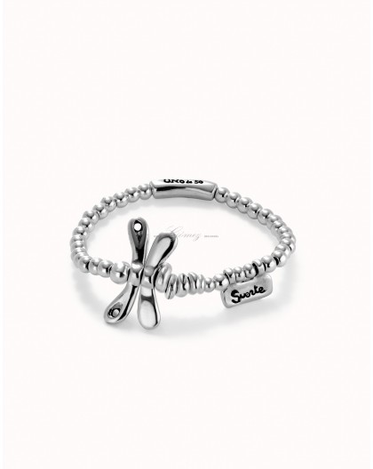 Pulsera Uno de 50 Ser Rebelde Libelula Ref. PUL2476MTL0000M