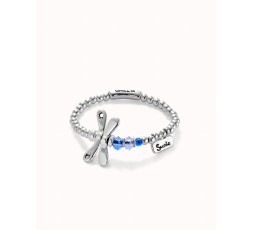 Pulsera Uno de 50 Libelula Ref. PUL2475AZUMTL0M