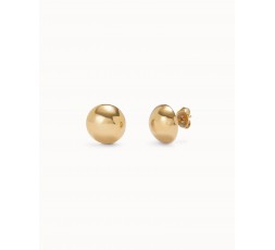 Pendientes media bola dorada Uno de 50 Ref. PEN0996ORO0000U