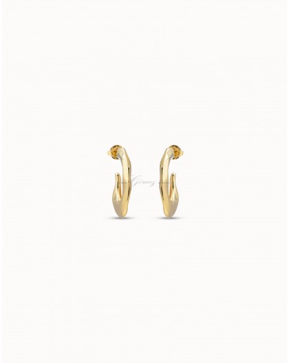 Pendientes de aros Nimbo Uno de 50 Ref. PEN0793ORO0000U