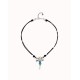 Collar cuero libelula Uno de 50 Ref. COL1959MCLMTL0U