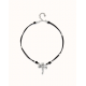 Collar de cuero y libelula Uno de 50 Ref. COL1958MARMTL0U