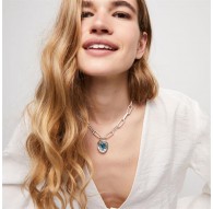 Collar Ser Valiente Uno de 50 cristal Ref. COL1945RSAMTL0U