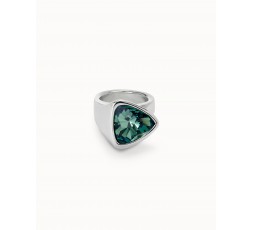 Anillo Uno de 50 cristal verde Ref. ANI0833VRDMTL15