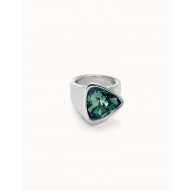 Anillo Uno de 50 cristal verde Ref. ANI0833VRDMTL15