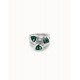 Anillo Uno de 50 con cristal verde Ref. ANI0849VRDMTL15