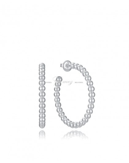 Pendientes de aros de bolitas Laura Escanes Viceroy Ref. 14319E01000