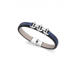 Pulsera Magnum de acero y piel Viceroy Ref. 15147P01010