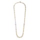Collar de acero dorado con perlas Viceroy Ref. 14093C01012