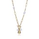 Collar de acero chapado Viceroy con perlas Ref. 14284C01012