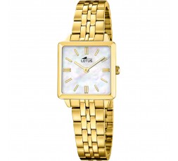 Reloj Lotus cuadrado dorado Ref. 19011/1