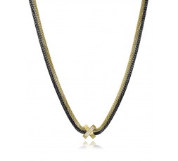Collar de acero bicolor Viceroy con circ Ref. 75412C01010