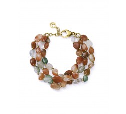 Pulsera de acero Viceroy con piedras naturales Ref. 75410P01011