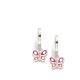 Pendientes de aros de plata mariposa Agatha Ruiz de la Prada Ref. 040DIV