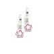 Pendientes de aros de plata Agatha Ruiz de la Prada flor Ref. 033DIV