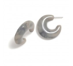 Pendientes de aros Pertegaz Grey Magma Ref. PER4565