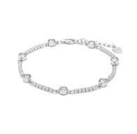 Pulsera de plata con circonitas Ref. BX3700000