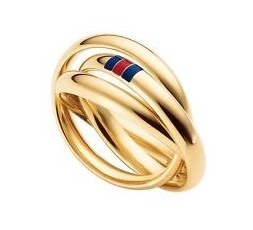 Anillo Tommy Hilfiger chapado Ref. 2700403B