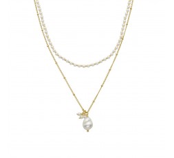 Collar doble de perlas Luxenter Ref. SGNX30111400
