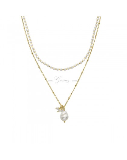 Collar doble de perlas Luxenter Ref. SGNX30111400