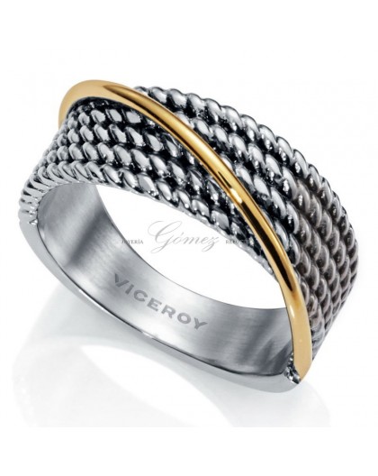 Anillo de acero Viceroy Fashion Ref. 80010A11512