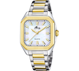 Reloj Lotus cuadrado bicolor Ref. 18969/2