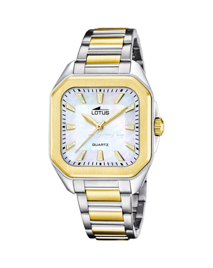 Reloj Lotus cuadrado bicolor Ref. 18969/2