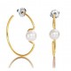 Pendientes de aro con perla Viceroy Fashion Ref. 3199E09012