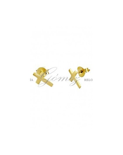 Pendientes Cruz Lotus Silver Ref. LP1223-4/1