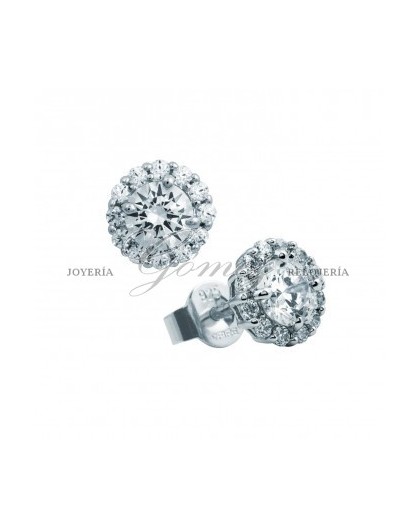 Pendientes de plata con circonitas Diamonfire Ref. 6207251082